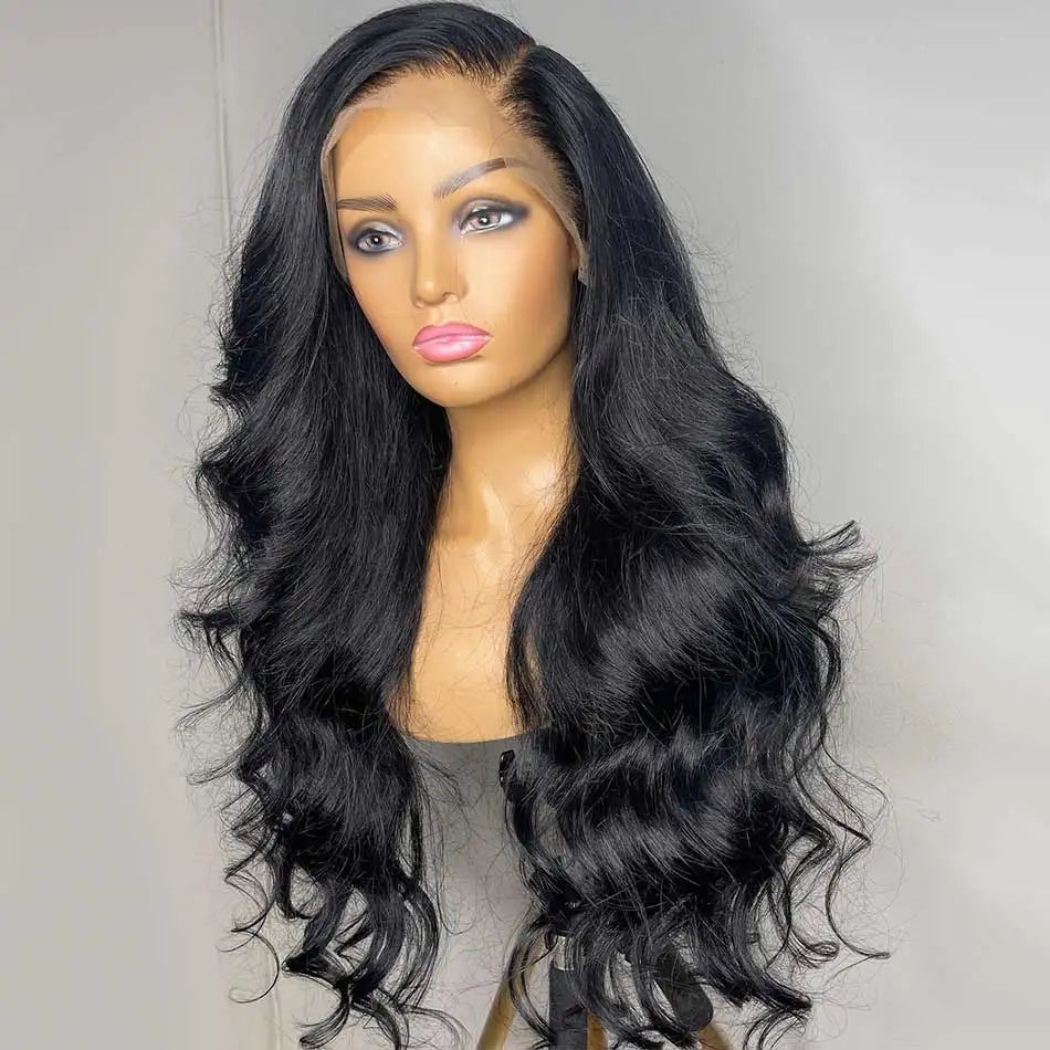 HD Transparent 13x6 |Lace Front Human Hair Wigs |Raw Indian Body Wave Pre Plucked