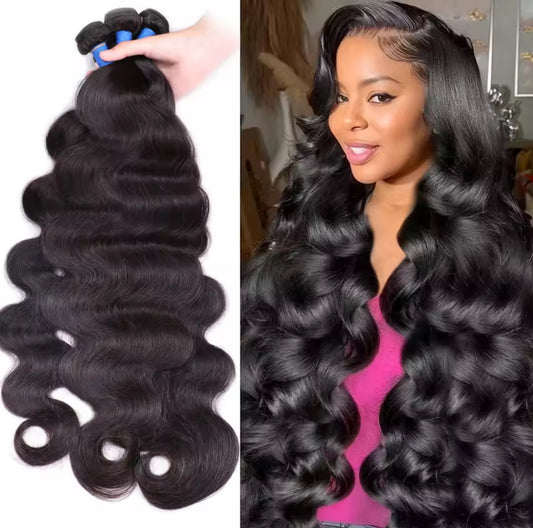 Body Wave Bundles With Closure| Brazilian Hair Weave