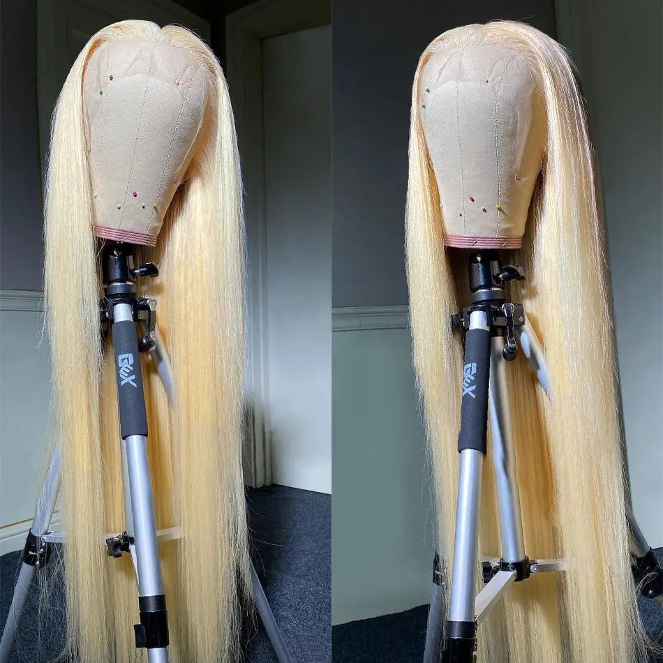 HD Transparent 13 x6| 613 Blonde Lace Frontal Human Hair Wigs| Human Hair Wigs Can Be Dyed Any Color