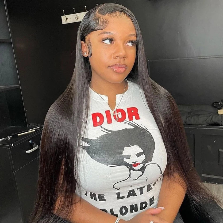 Lace Frontal Human Hair Wigs 13x6|Pre Plucked HD | Glueless Wigs Ready To Wear